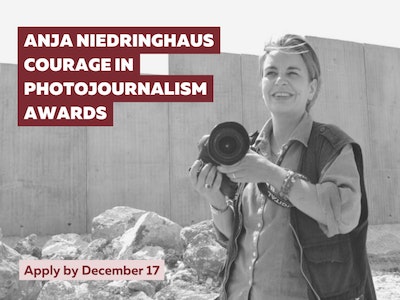 Anja Niedringhaus Courage in Photojournalism Award